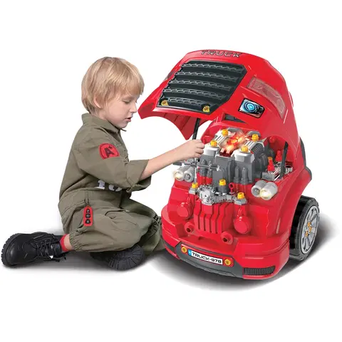 Drevené hračky Buddy Toys BGP 5011 Detská dielňa automechanik Master motor
