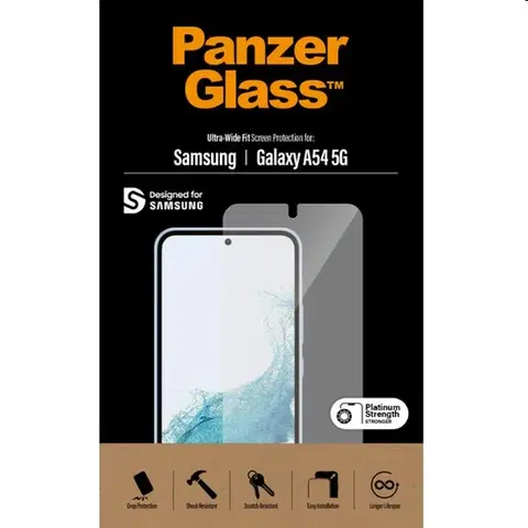 Tvrdené sklá pre mobilné telefóny Ochranné sklo PanzerGlass Re:fresh UWF s aplikátorom pre Samsung Galaxy A25 5G, čierna 7335