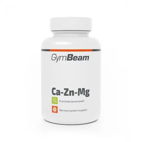 Multiminerály GymBeam Ca-Zn-Mg 60 tab bez príchute