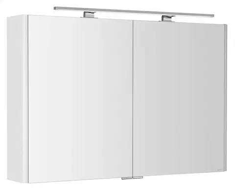 Kúpeľňový nábytok SAPHO - LUCIE galérka s LED osvetlením, 106x70x17cm, biela LU105-0030