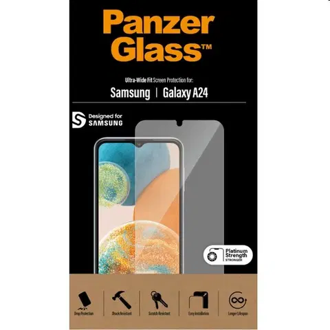 Ochranné fólie pre mobilné telefóny Ochranné sklo PanzerGlass UWF pre Samsung Galaxy A24 7326