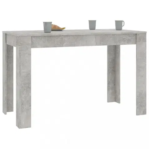 Jedálenské stoly Jedálenský stôl 120x60 cm Dekorhome Betón