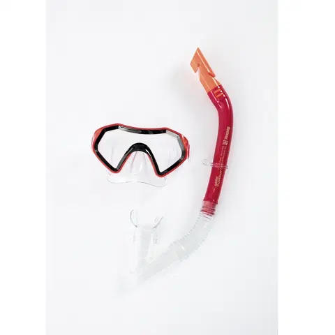 Potápačské masky Potápačský set BESTWAY Hydro Swim 24025 - červený