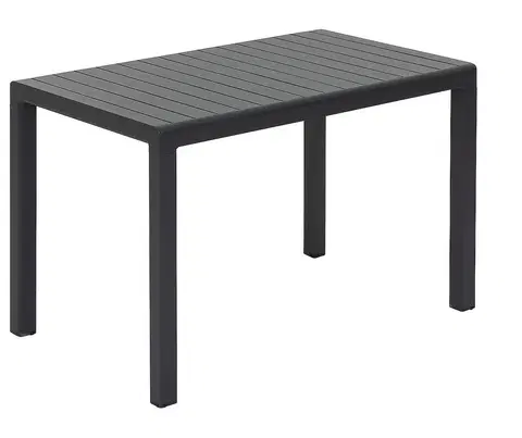 Stolčeky Hliníkový stôl ACAPULCO 116x70 cm (antracit)