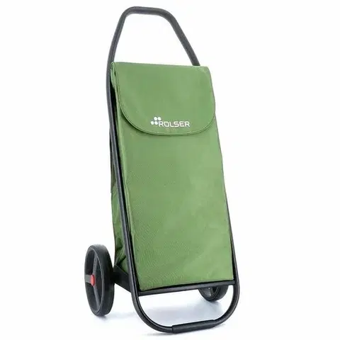 Nákupné tašky a košíky Rolser Nákupná taška na kolieskach Com MF 8 Black Tube, zelená