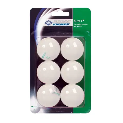 Pingpongové loptičky Loptičky na stolný tenis ELITE TT-Ball * 6ks - biele