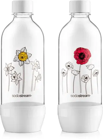 Výrobníky sody Fľaša JET SodaStream Kvety 2 x1 l