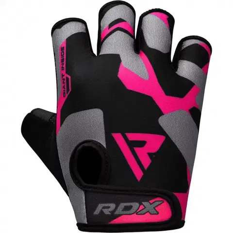 Rukavice na cvičenie RDX Fitness rukavice Sumblimation F6 Pink  M