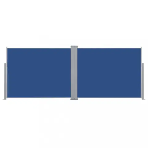 Bočné markízy Zaťahovacia bočná markíza 160x600 cm Dekorhome Modrá