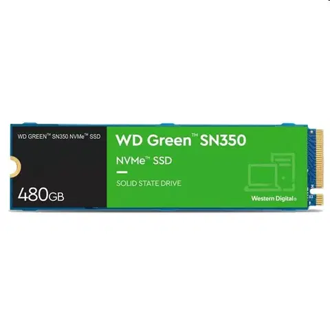 Pevné disky WD Green SN350 SSD 250GB M.2 NVMe Gen3 24001500 MBps WDS250G2G0C