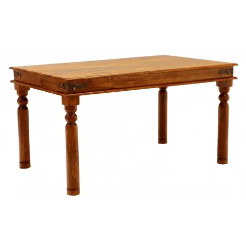 Jedálenské stoly Jedálenský stôl Jali 120x90 z indického masívu palisander