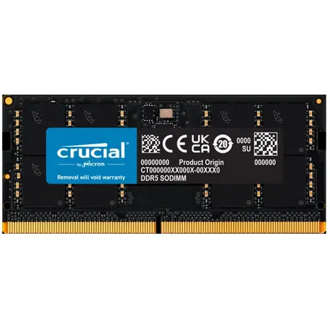 Pamäte Crucial 32 GB DDR5-5600 UDIMM CL46 (16 GB) Operačná pamäť CT32G56C46S5