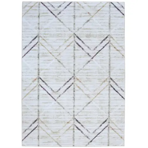Moderné koberce Tlačený koberec  Chenille Print Rug 0,8/1,5 7941