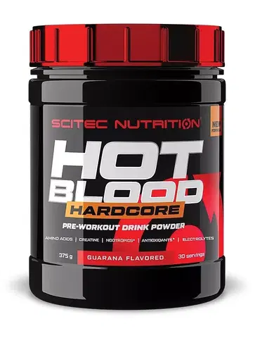 Práškové pumpy Hot Blood Hardcore - Scitec Nutrition 375 g Tropical Punch