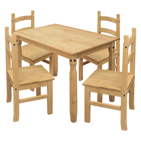 Jedálenské sety Jedálenský stôl 16116 + 4 stoličky 1627 CORONA 2