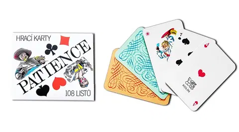 Hračky spoločenské hry - hracie karty a kasíno HRACÍ KARTY - Patience