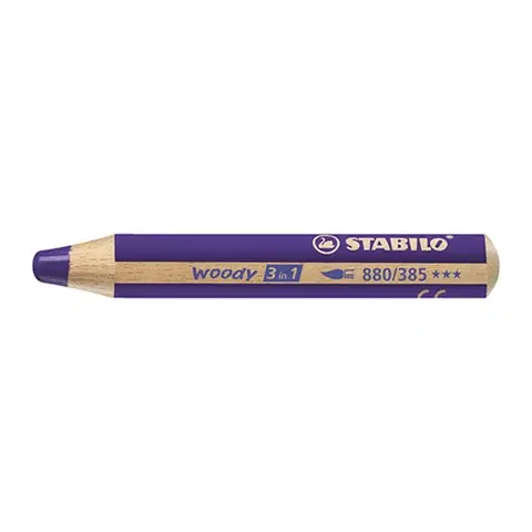 Hračky STABILO - Pastelka woody 3 in 1 violet
