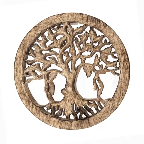 Drobné dekorácie a doplnky Strom života mangové drevo 26,5 cm