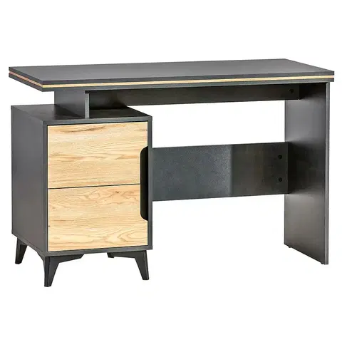 Moderné kancelárske stoly Písací stôl Gappa GA12 horský popol / freska