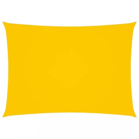 Stínící textilie Tieniaca plachta obdĺžniková oxfordská látka 4 x 6 m Dekorhome Žltá