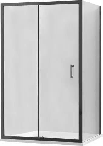 Sprchovacie kúty MEXEN/S - APIA sprchovací kút 95x80, transparent, čierna 840-095-080-70-00