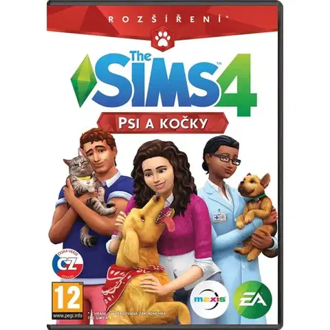 Hry na PC The Sims 4 Psi a kočky  CD-key