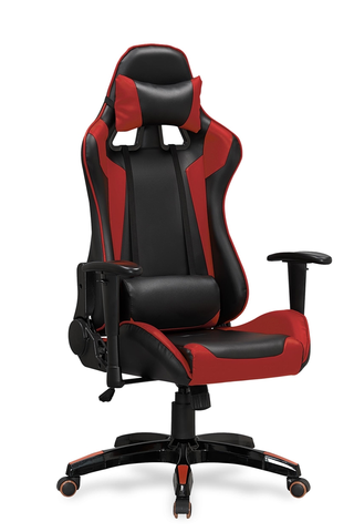 Kancelárske stoličky HALMAR Defender kancelárske kreslo s podrúčkami čierna / červená