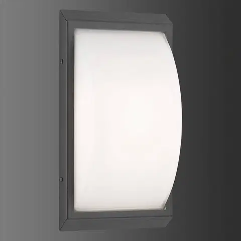 Vonkajšie nástenné svietidlá LCD Vonkajšie LED 053 z ušľachtilej ocele grafit