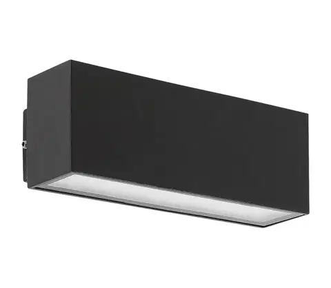 Svietidlá Rabalux Rabalux 77075 - LED Vonkajšie nástenné svietidlo MATARO LED/10W/230V IP54 čierna 