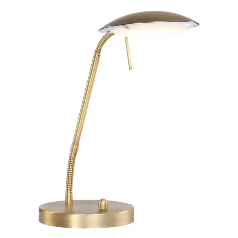 Lampy na nočný stolík Steinhauer Stolná LED lampa Mexlite bronzová