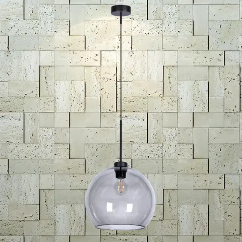Moderné lampy do obývačky Luster Aldar Čierna/Grafit K-4850 LW1