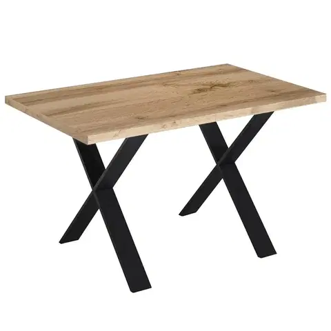 Jedálenské stoly Jedálenský stôl X-210 Dub Wotan