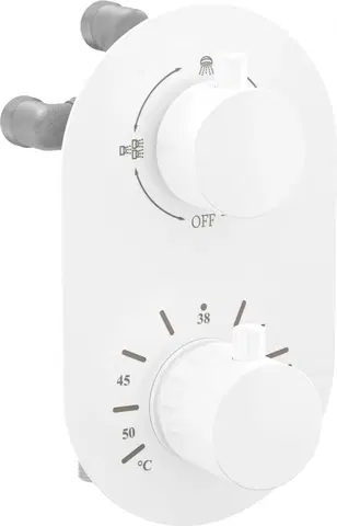 Vane MEXEN - Kai termostatická batérie sprcha / vaňa 3 výstupy, biela 77602-20