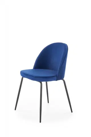 Jedálenské stoličky a kreslá Jedálenská stolička K314 Halmar Modrá