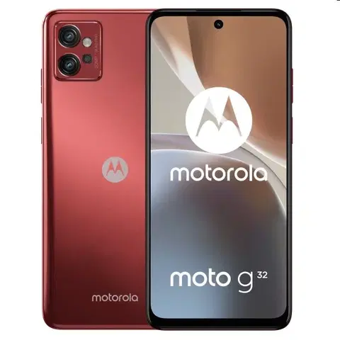 Mobilné telefóny Motorola Moto G32, 8/256GB, Satin Maroon - OPENBOX (Rozbalený tovar s plnou zárukou)