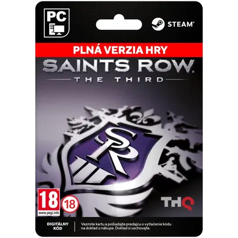 Hry na PC Saints Row: The Third [Steam]