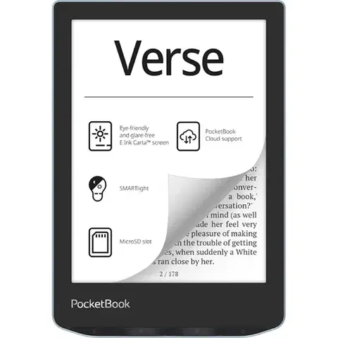 Čítačky elektronických kníh Elektronická čítačka Pocketbook 629 Verse, modrá