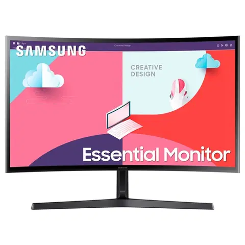 Monitory Samsung S366C 24" FHD Monitor, black