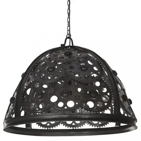 Osvetlenie Závesná lampa čierna Dekorhome 65 cm