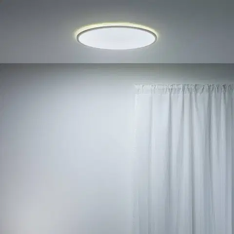 SmartHome stropné svietidlá WiZ WiZ SuperSlim stropné LED svetlo CCT Ø 55 cm biela