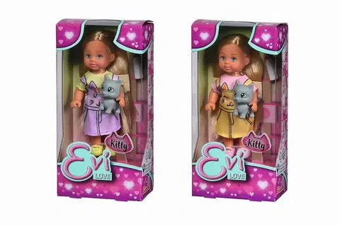 Hračky bábiky SIMBA - Bábika Evička Kitty, 2 druhy, Mix produktov