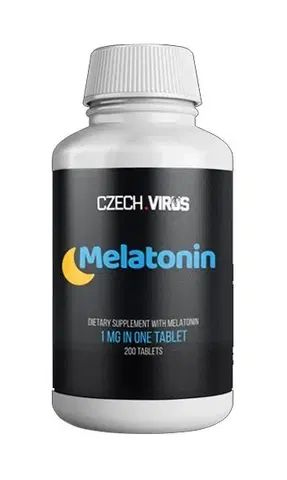 Vitamíny a minerály Melatonin - Czech Virus 200 tbl.