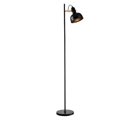 Lampy  Stojacia lampa RENO 1xE27/40W/230V čierna 