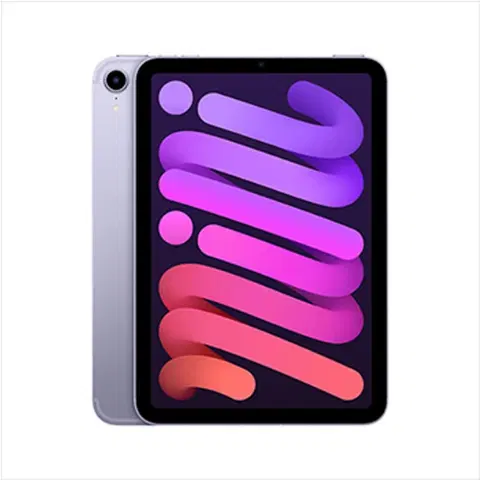 Tablety Apple iPad mini (2021) Wi-Fi + Cellular 64GB, fialová