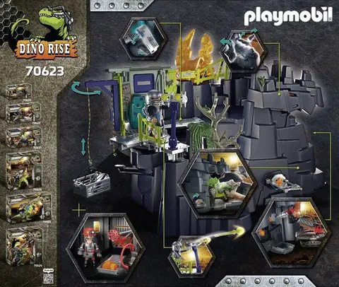 Hračky stavebnice PLAYMOBIL - Dinosauria skala