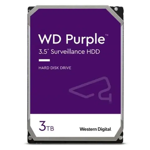 Pevné disky WD Purple Pevný disk 3 TB HDD 3,5" SATA 5400 RPM 3R WD33PURZ