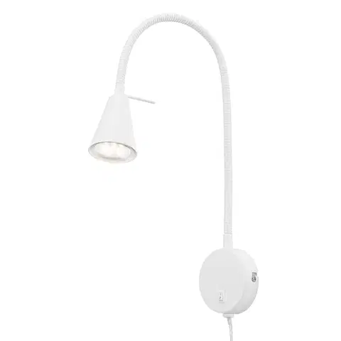 Nástenné svietidlá Briloner Nástenné svietidlo LED Tusa, nástenný prvok, biela
