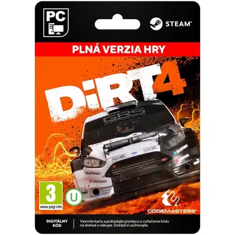 Hry na PC DiRT 4 [Steam]
