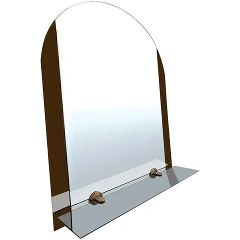 Kúpeľňové zrkadlá s poličkou Zrkadlo 109 50X60