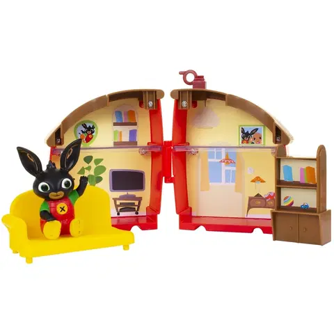 Drevené hračky Bing Hrací domček, 15 x 17,5 x 11,5 cm
